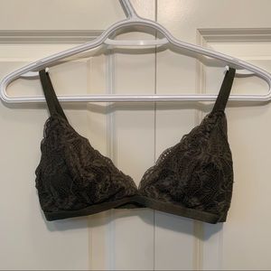 La Senza Army Green Lace Bralette